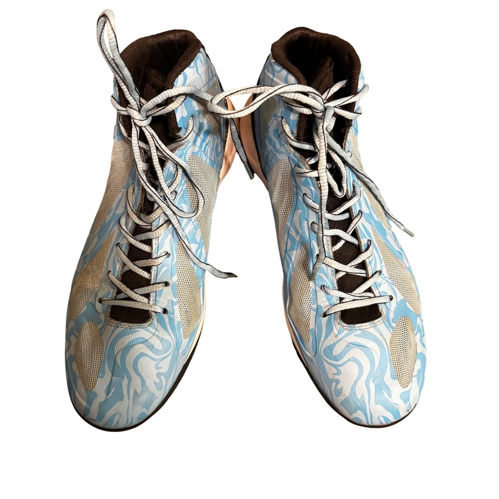 ANDI Athletic‎ Basketball Shoes Men's Sz 10.5 Blue Gray